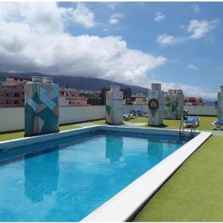 Toplage. Blick. Sauber. Guenstig. Pool. Gepflegt Puerto de la Cruz  Luaran gambar